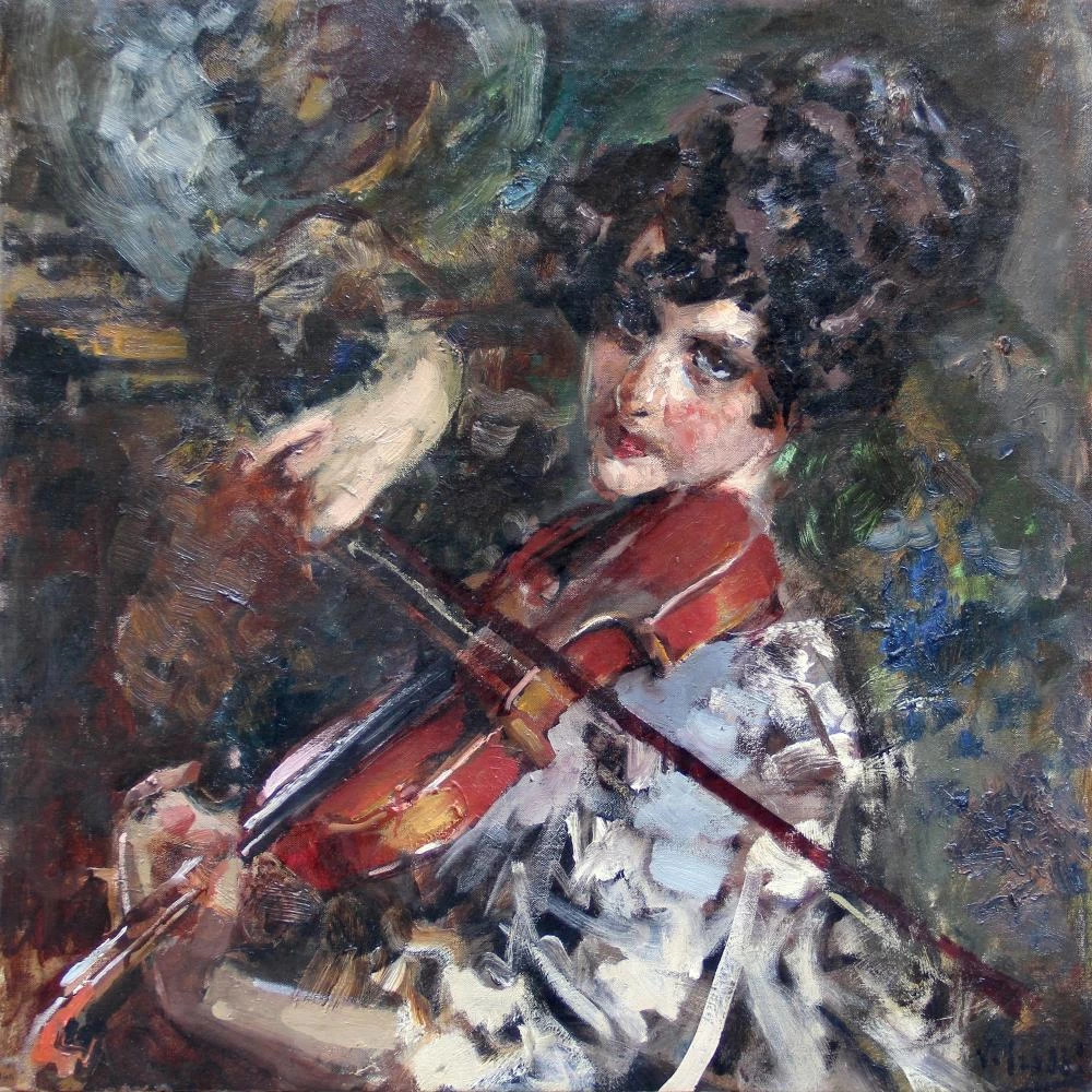 Donna con violino